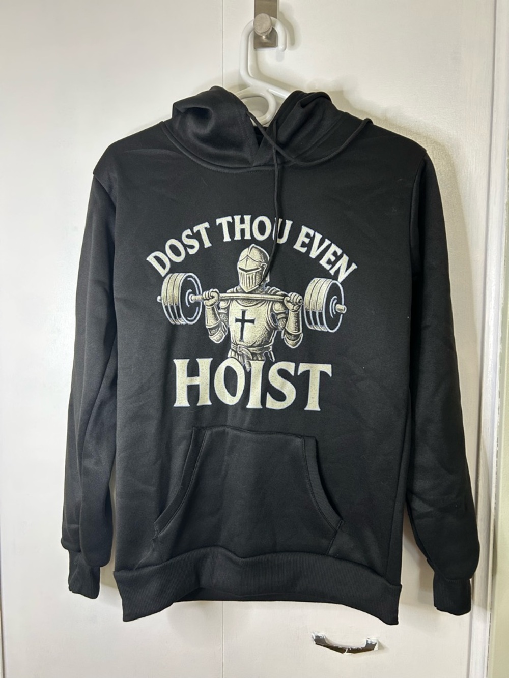 Black 'Dost Thou Even Hoist' Graphic Hoodie